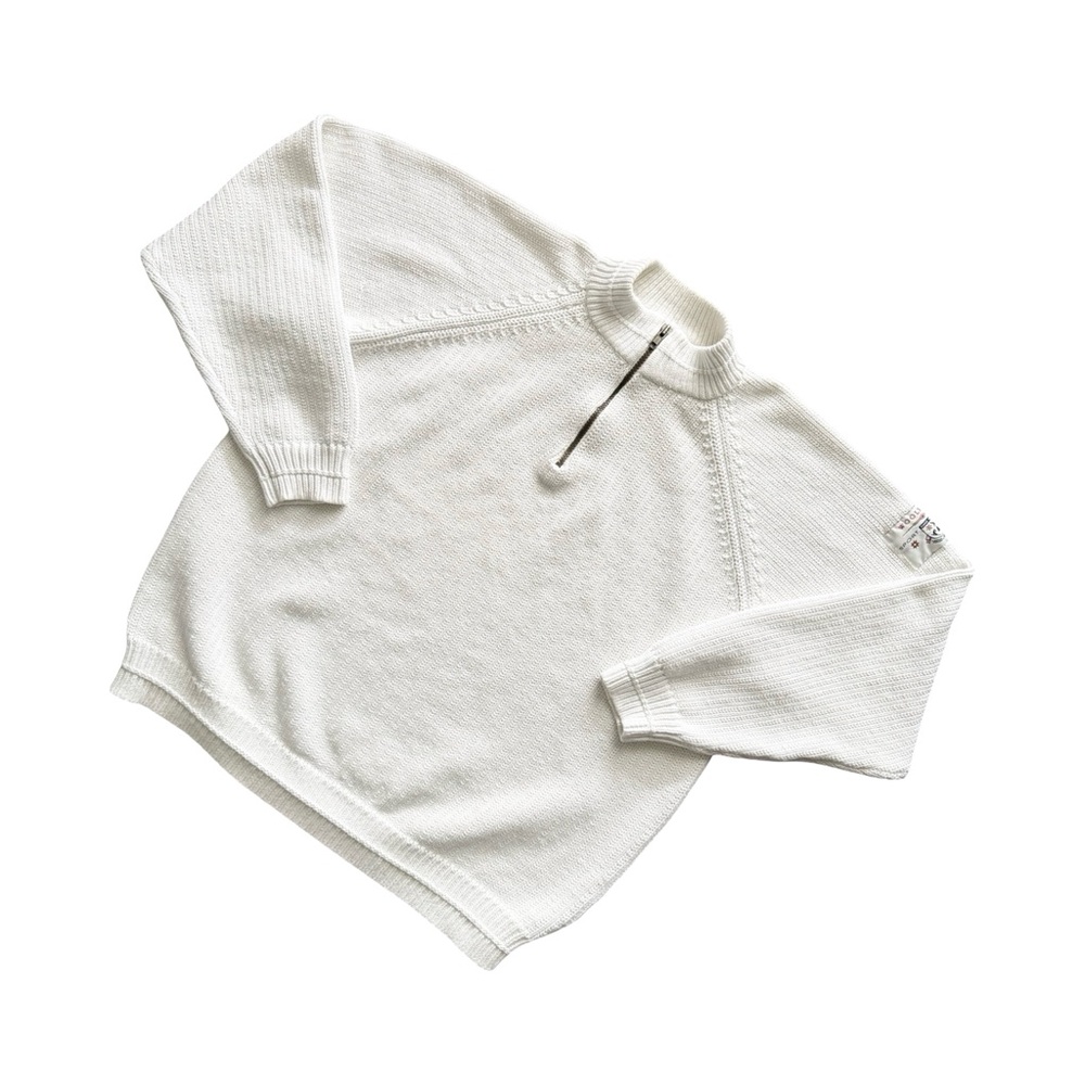 Vintage 90s Woolrich Knit Quarter Zip – Made in USA